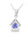 14K White Gold Tanzanite Diamond Pendant 52000914 | Shin Brothers*