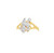 14K Yellow Gold Diamond "N" Initial Size 5 Ring 11003221 | Shin Brothers**