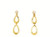42001804 14K Yellow Gold CZ Teardrop Earrings