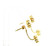 14K Yellow Gold 0.8ct Diamond Cluster Earrings 41000705 | Shin Brothers*