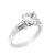 GIA Certified 18K White Gold 1.7 ctw Heart Diamond Engagement Ring 11001180 | Shin Brothers*