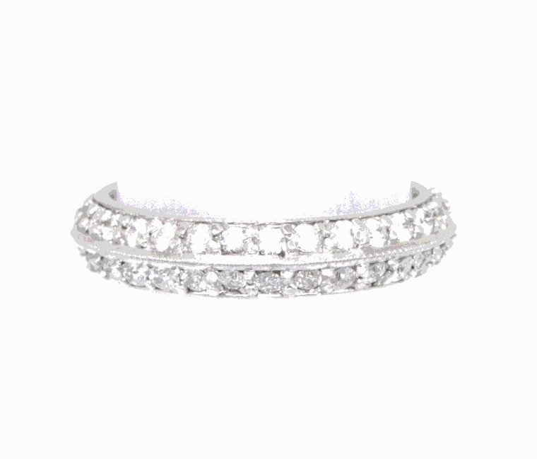 14K White Gold Diamond Band 11002451 | Shin Brothers* 