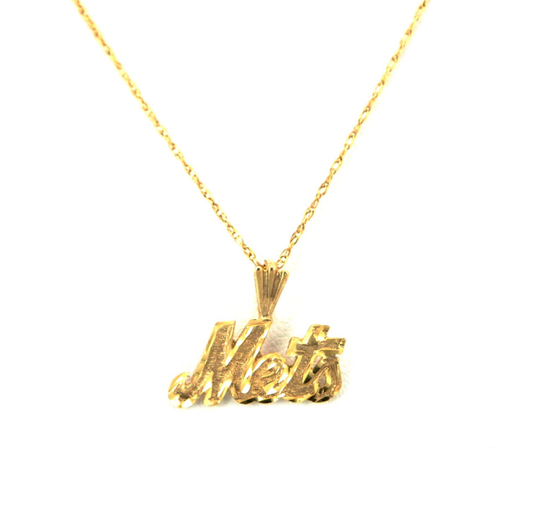 50000857 14K Yellow Gold Mets Charm