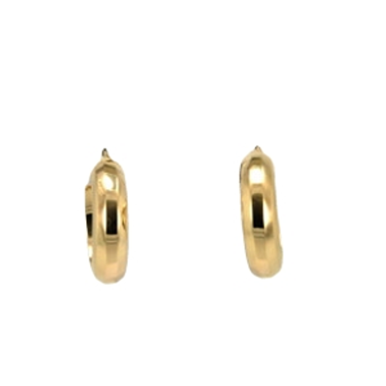 14K Yellow Gold Hoop Earrings 40001083 By Shin Brothers Jewelers 