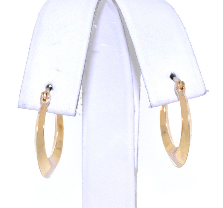 10K Yellow Gold Hoop Earrings 49000107 By Shin Brothers Jewelers 