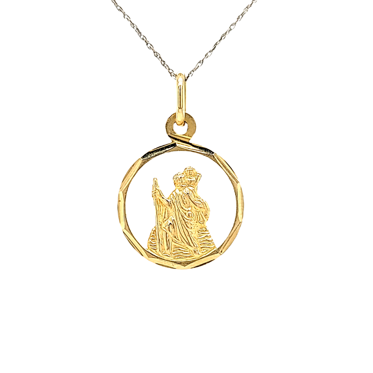 14K Yellow Gold Religious Charm 50000035