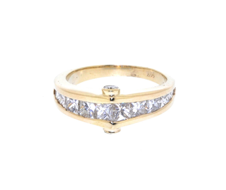 14K Yellow Gold 1.40 carat total weight Diamond Ring 11001075 | Shin Brothers* 