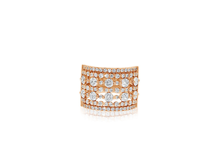 18K Rose Gold Diamond Band  11005479  | Shin Brothers*