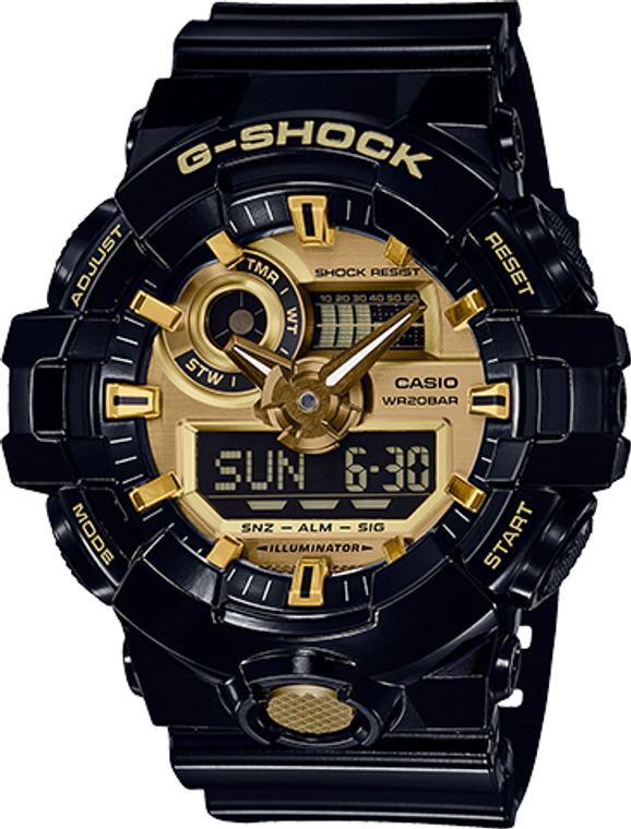 Casio G Shock Mens Watch GA-710GB-1ACR | Shin Brothers