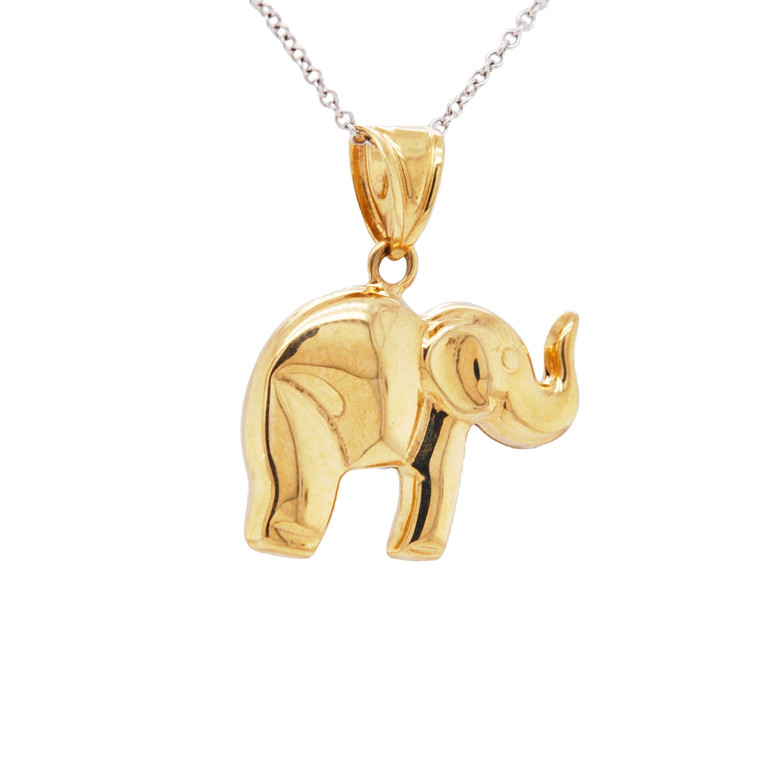 14K Yellow Gold Elephant Charm 50003884 | Shin Brothers*