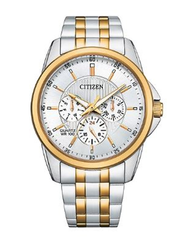 Citizen AG8346-51A Two-Toned Stainless Steel Mens Quartz Watch | Shin Brothers*