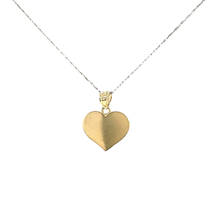 14K Yellow Gold Engravable Heart Charm 50004121 | Shin Brothers*