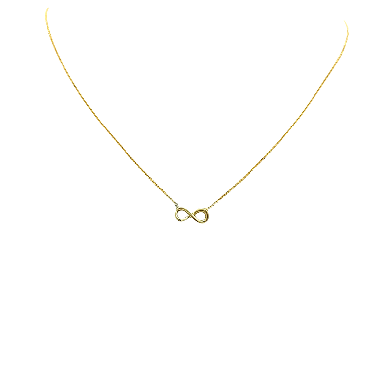 14K Yellow Gold Infinity Necklace 30004448 | Shin Brothers*