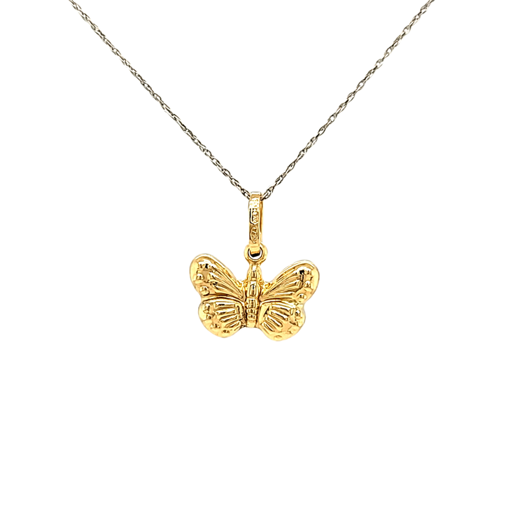 18K Yellow Gold Butterfly Charm 50004189 | Shin Brothers*