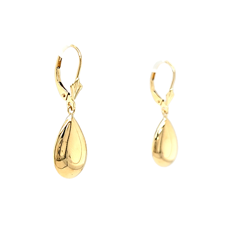 14K Yellow Gold Teardrop Earrings 40003228 | Shin Brothers*