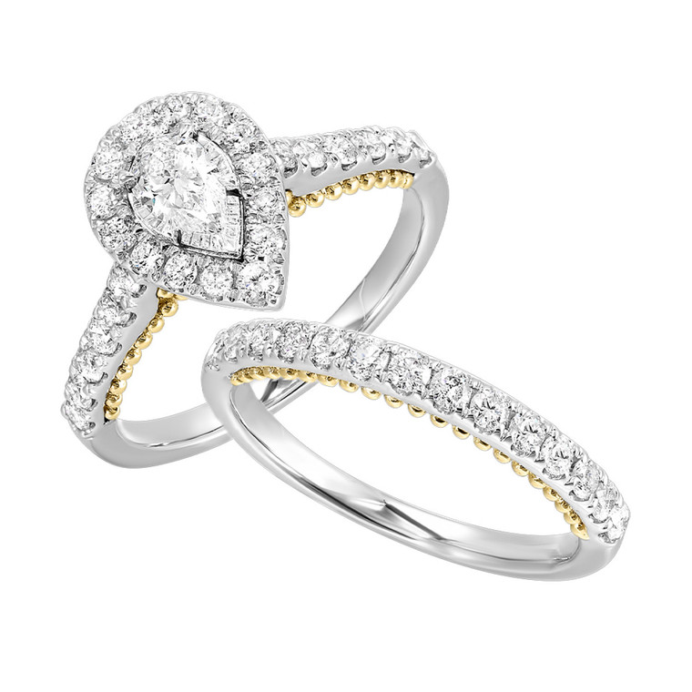 14K White Gold Diamond Bridal 2 Pieces Set 11007164 | Shin Brothers*