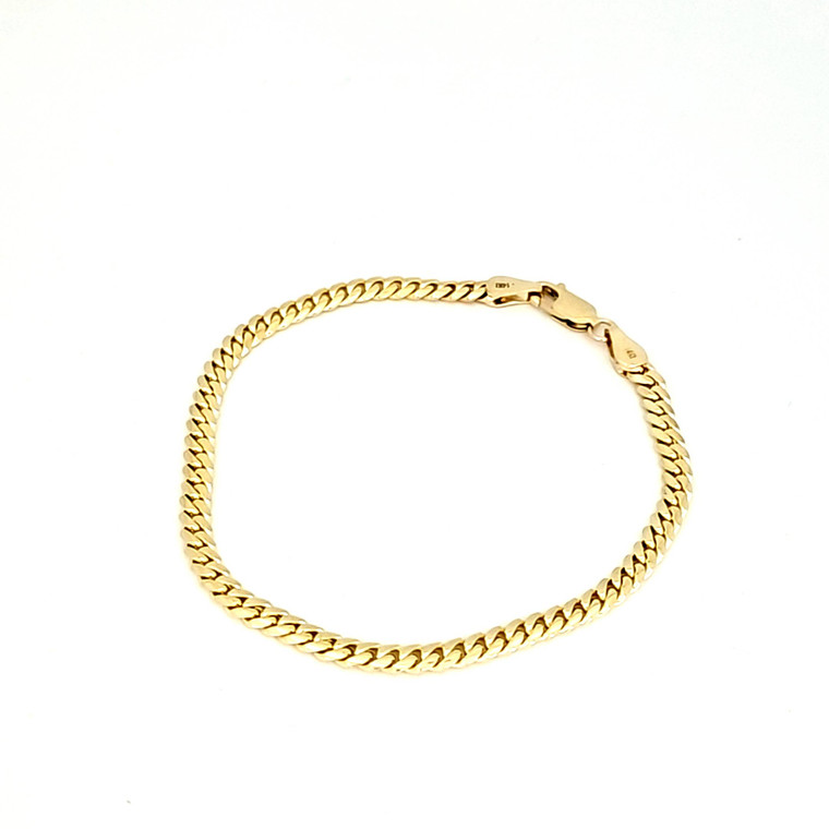 14K Yellow Gold 8" Miami Cuban Bracelet 20002183 | Shin Brothers*