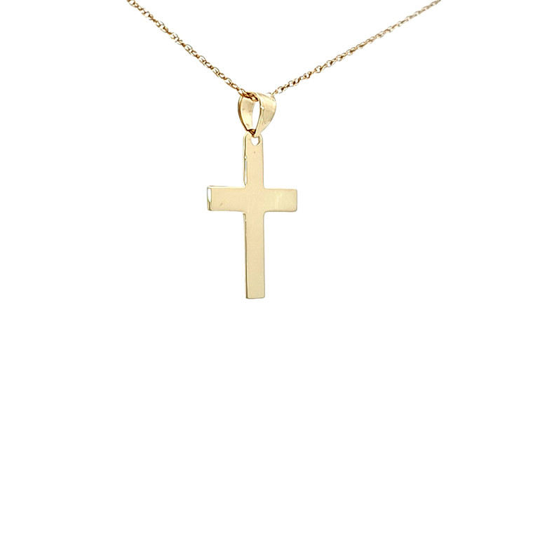 14K  Yellow Gold Cross Charm 50004255 | Shin Brothers*