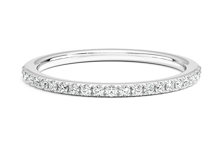 Platinum Diamond Band Size6.5 11006755 | Shin Brothers*