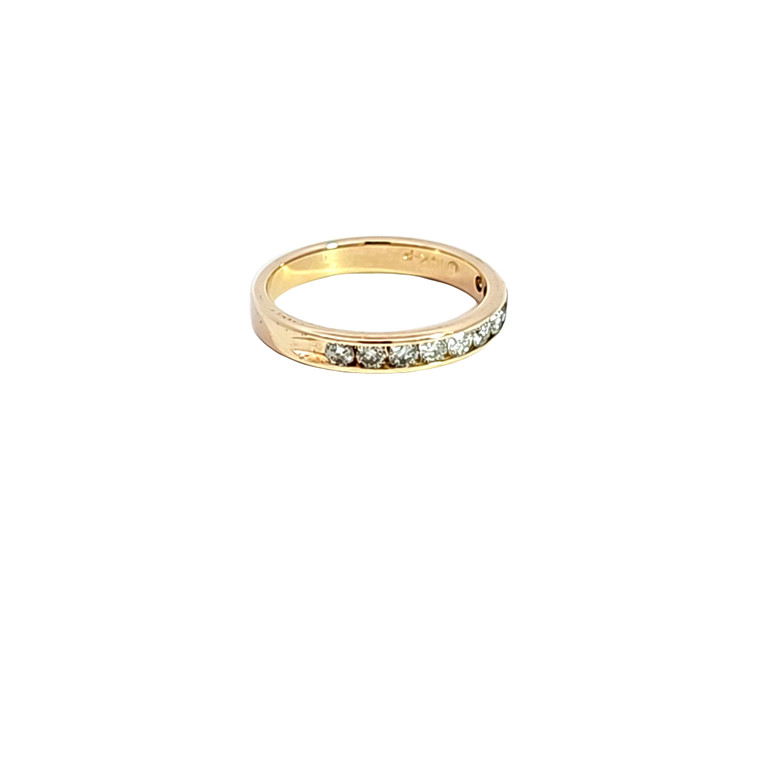 14K Yellow Gold Diamond Band 11006729 | Shin Brothers*