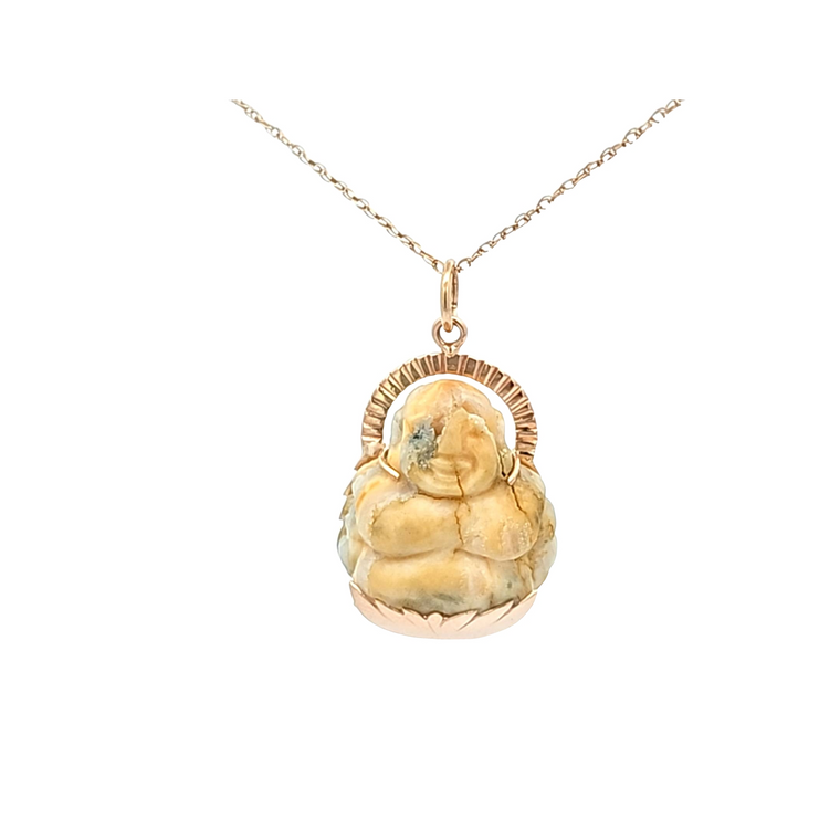 18K Yellow Gold Buddha Charm 50004278 | Shin Brothers*