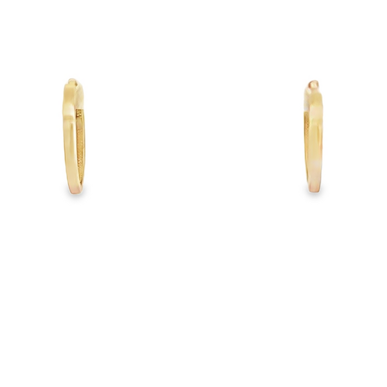 14K Yellow Gold Hoop Earrings 40003312 | Shin Brothers**