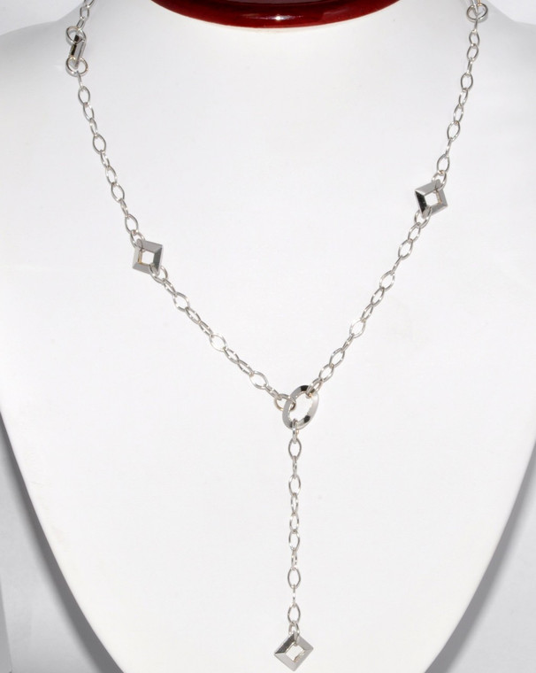 14K White Gold Fancy Necklace 30001580 | Shin Brothers*  