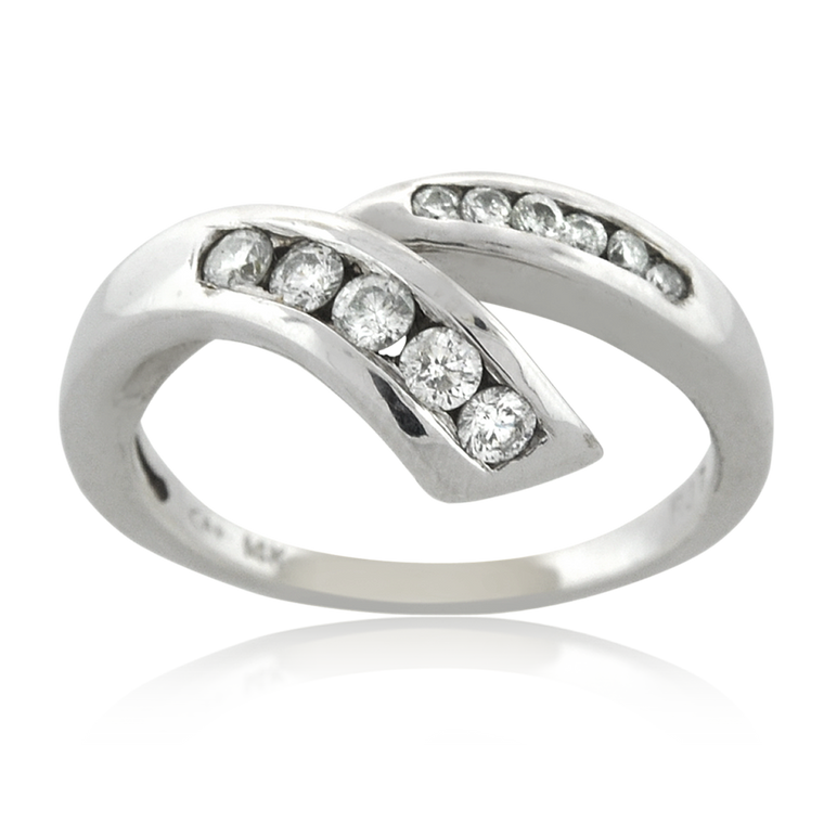 14K White Gold Diamond Designer Ring 11002968 | Shin Brothers*