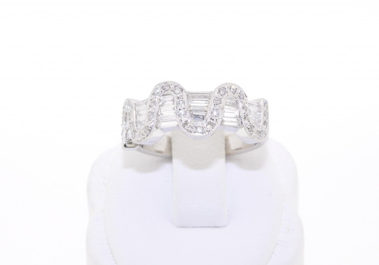 14K White Gold 1.84ctw Fancy Diamond Ring 11001519 | Shin Brothers*