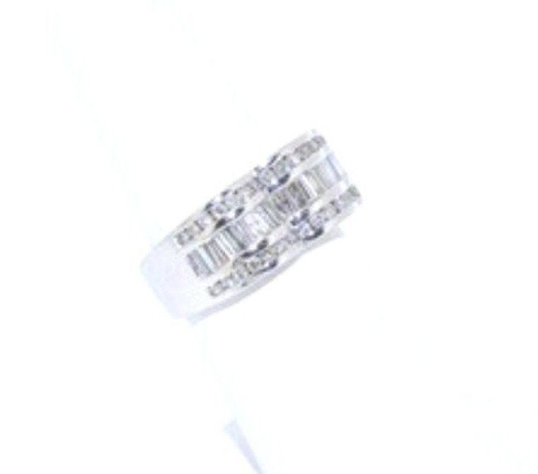 14K White Gold Fancy Diamond Ring 11003195  | Shin Brothers* 