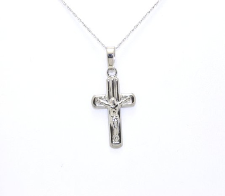 85010257 Silver Religious Crucifix Cross Charm