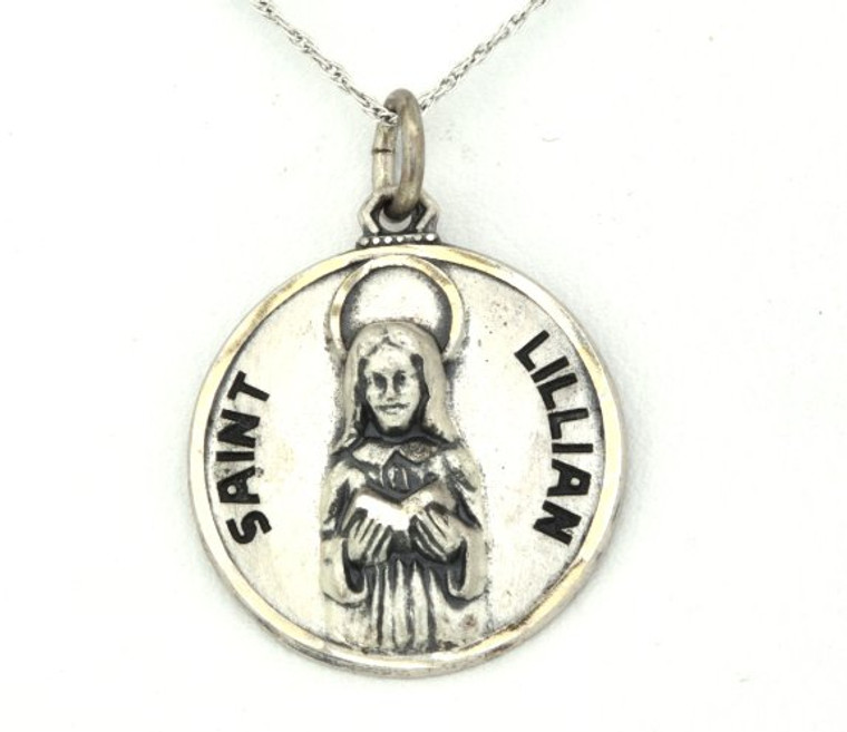 85010190 Sterling Silver St. Lillian Charm