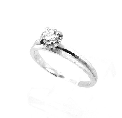 14K White Gold Diamond Engagement Ring 11003673 | Shin Brothers* 14K White Gold Diamond Engagement Ring 11003673 | Shin Brothers*