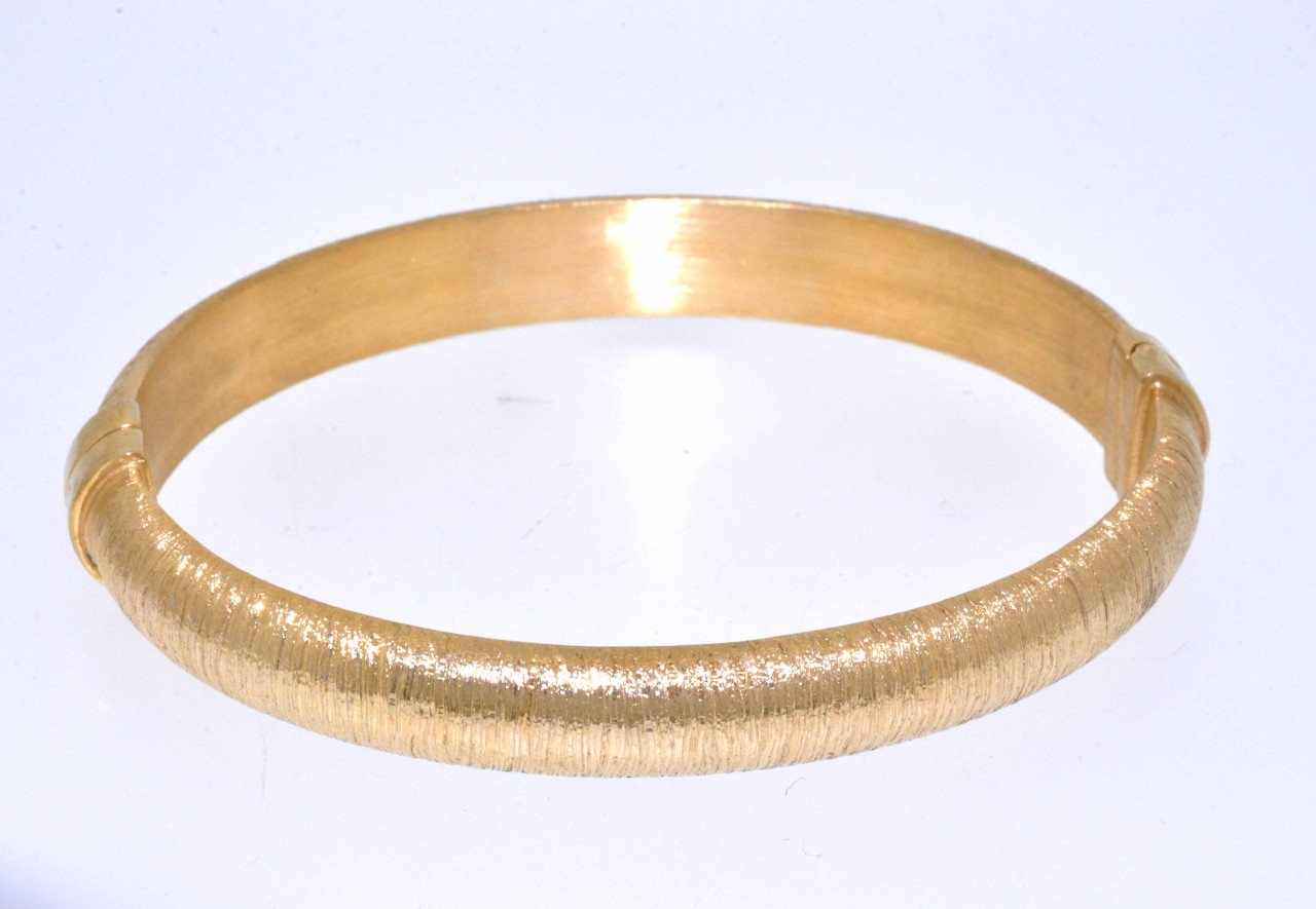 Gold Plated Sterling Silver 8" Bangle 82010371