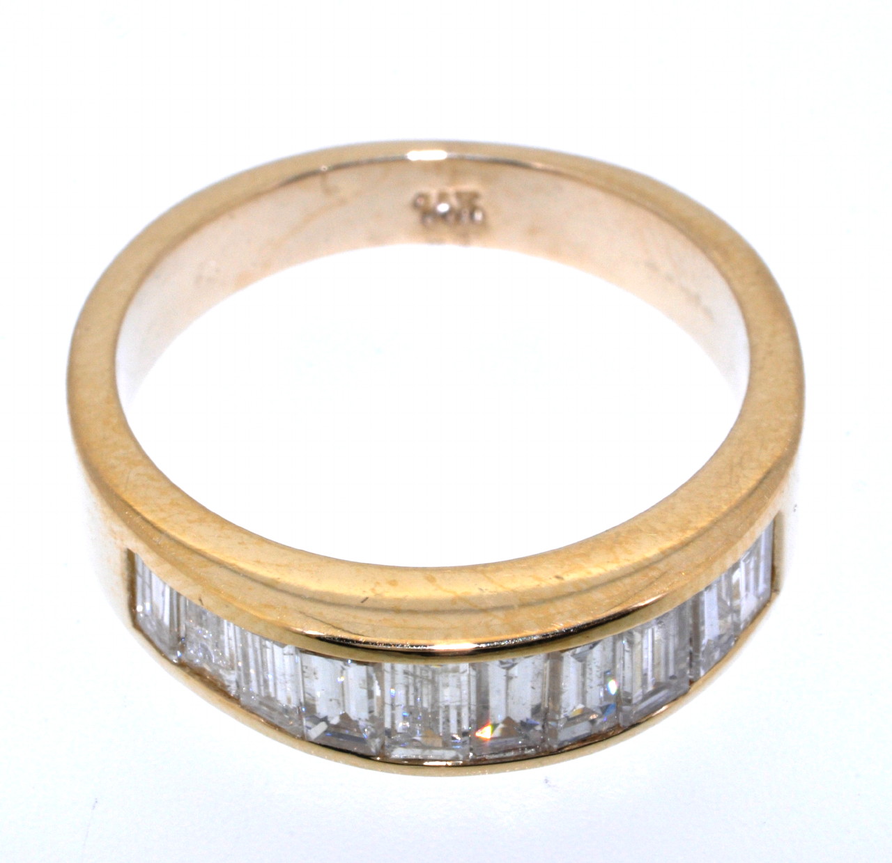 14K Yellow Gold 1.02ctw Diamond Wedding Band 11001491 | Shin Brothers*