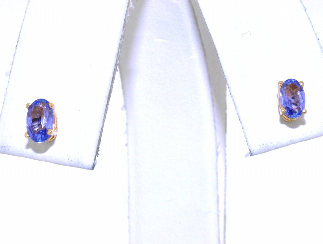 14K Yellow Gold 0.40ctw Tanzanite Stud Earrings 42002261