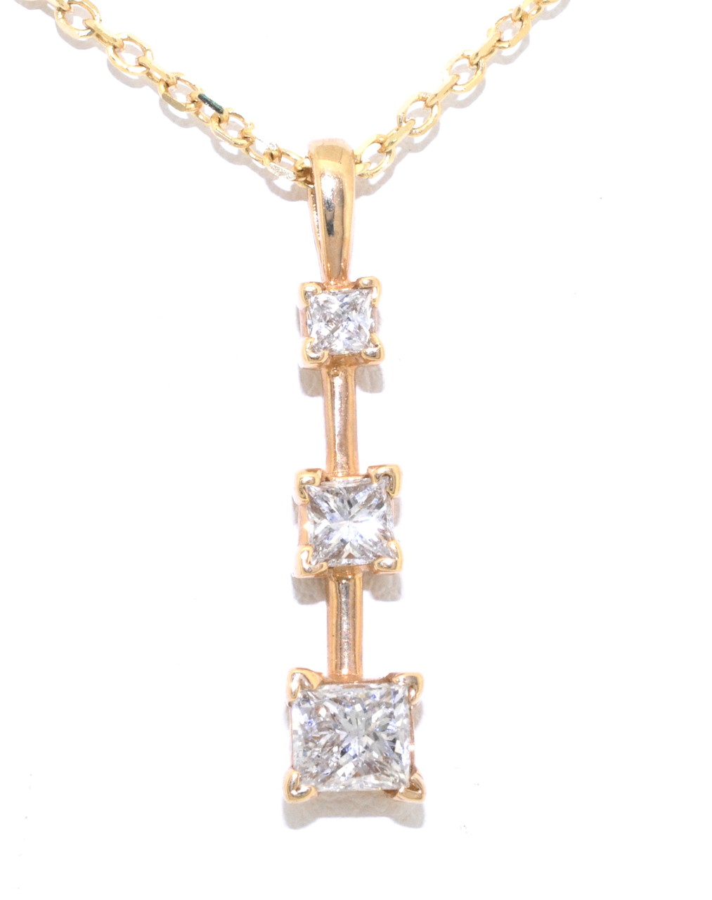 14K Yellow Gold 0.50ctw Past Present Future Charm 51000037 14K Yellow Gold 0.50ctw Past Present Future Charm 51000037