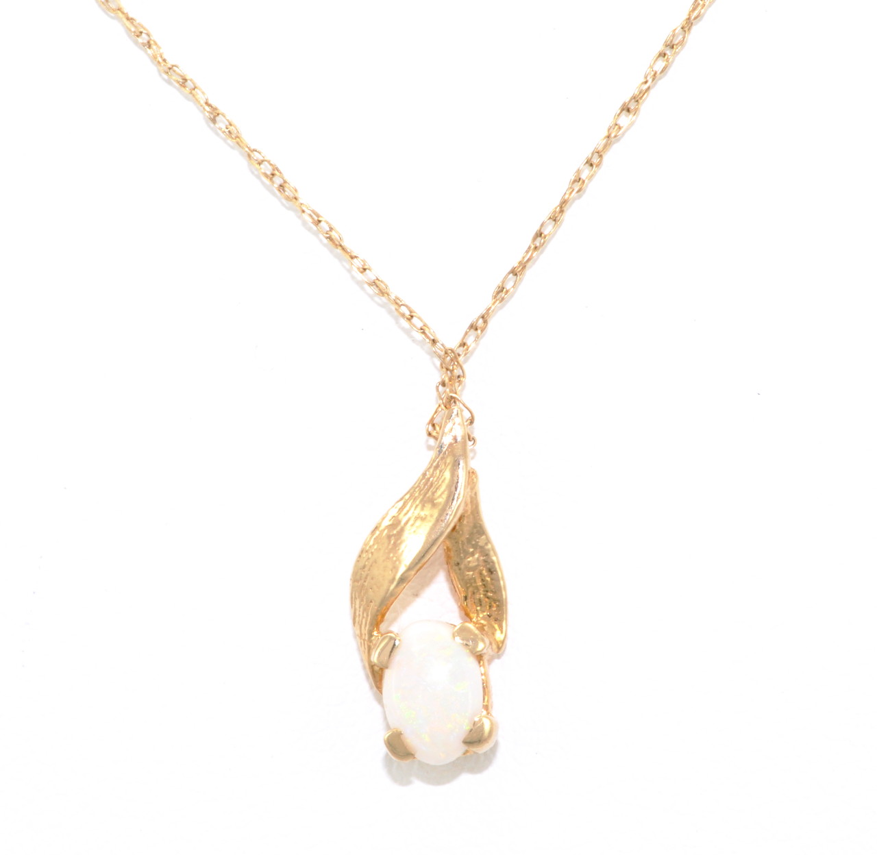 14K Yellow Gold Opal Pendant 52001529** 14K Yellow Gold Opal Pendant 52001529**