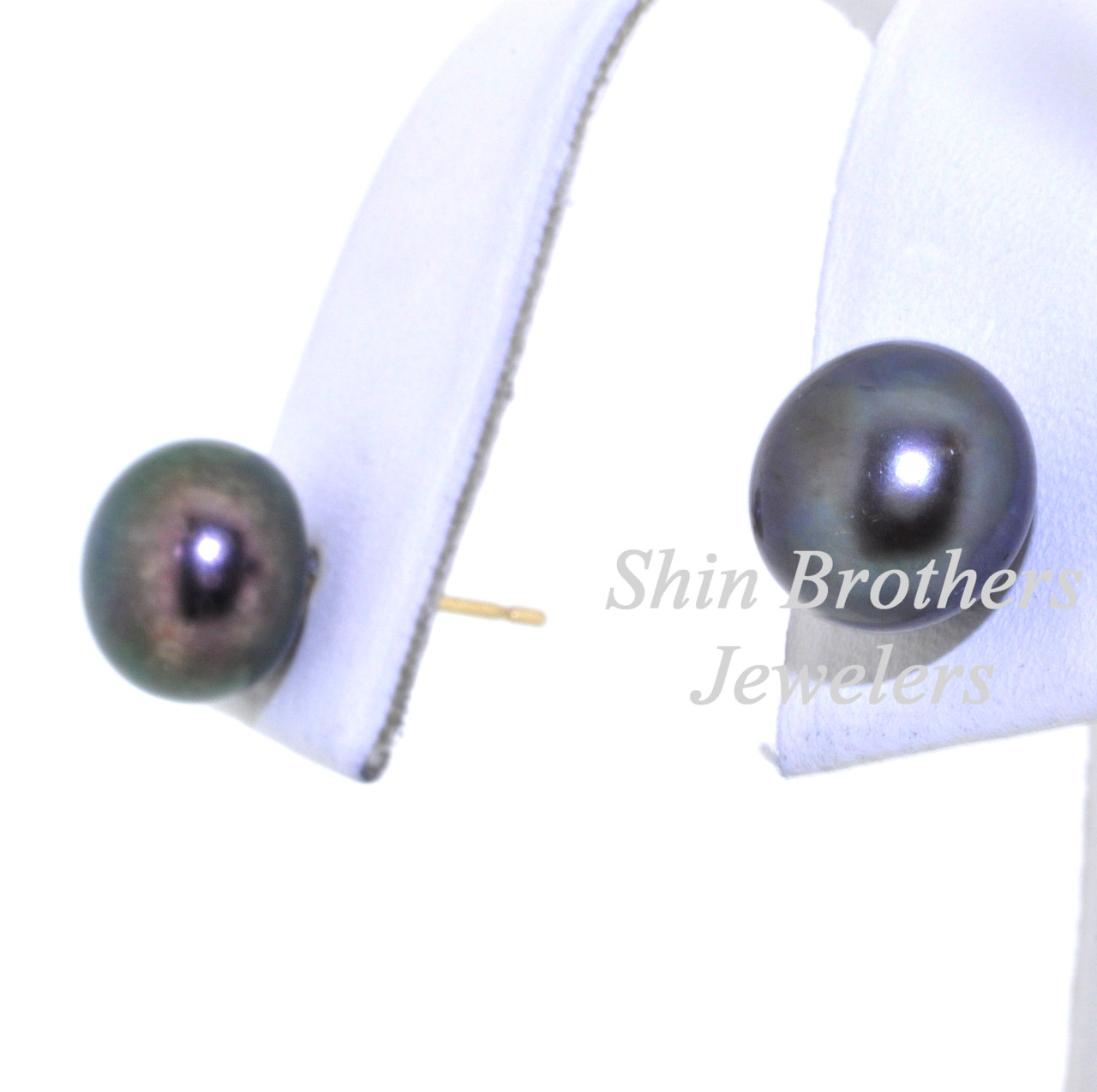 14K Yellow Gold Black Pearl Earrings 41060677 14K Yellow Gold Black Pearl Earrings 41060677