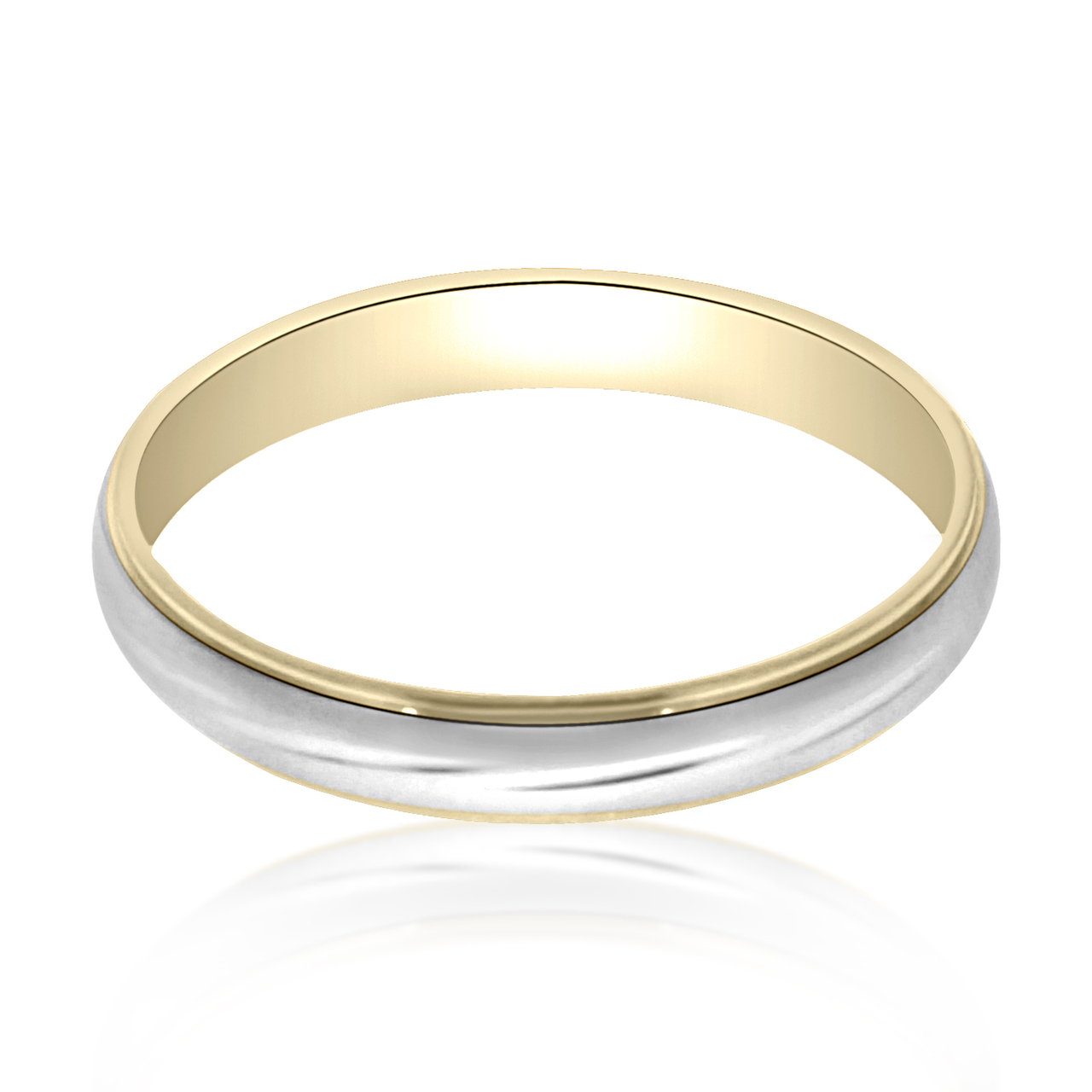 Platinum and 18K Yellow Gold Wedding Band 10000787 | Shin Brothers* Platinum and 18K Yellow Gold Wedding Band 10000787 | Shin Brothers*