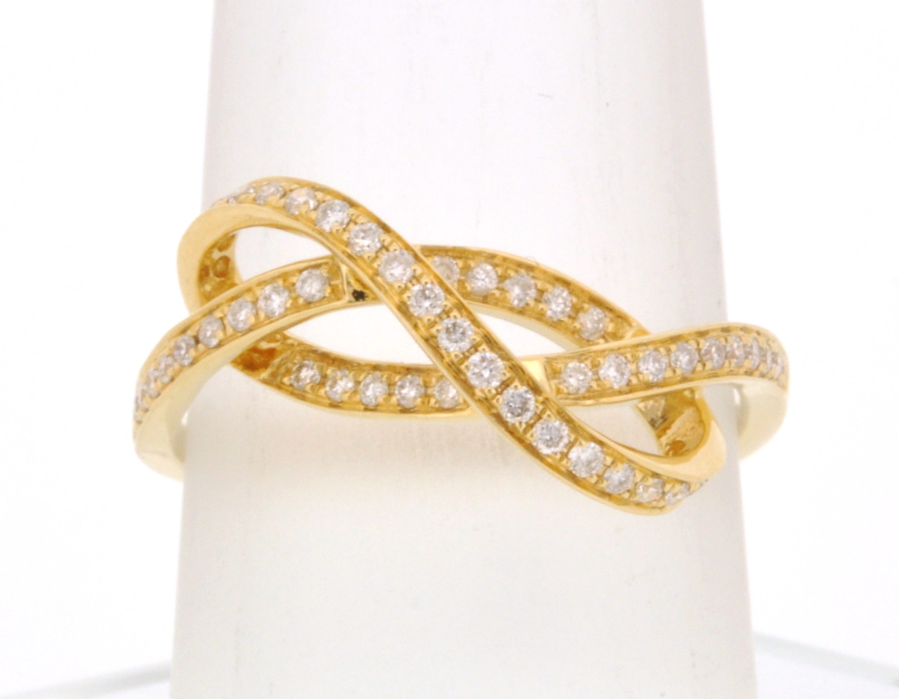 18K Yellow Gold Diamond Ring 11005001 | Shin Brothers* 18K Yellow Gold Diamond Ring 11005001 | Shin Brothers*