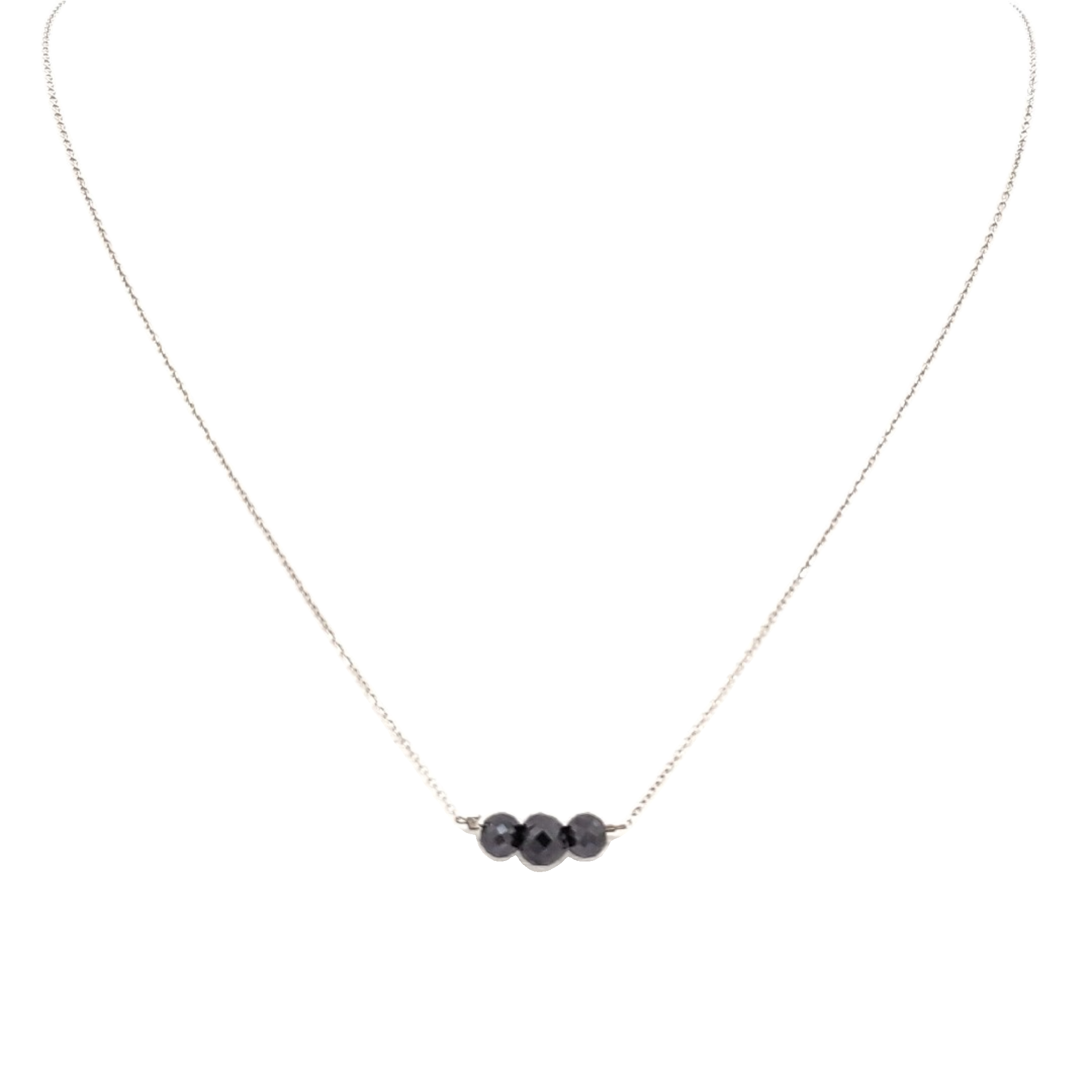 14K White Gold & 18" Black Diamond Necklace 31000627 14K White Gold & 18" Black Diamond Necklace 31000627