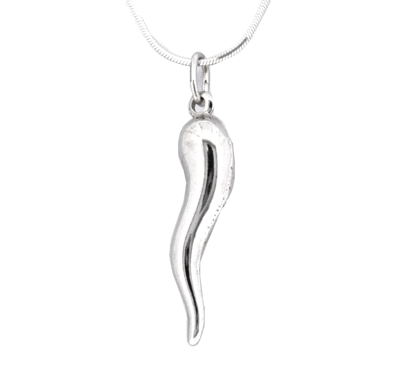 Sterling Silver Italian Horn Charm 85010260 Sterling Silver Italian Horn Charm 85010260