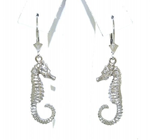 Sterling Silver Seahorse Leverback Earrings 84010363 Sterling Silver Seahorse Leverback Earrings 84010363