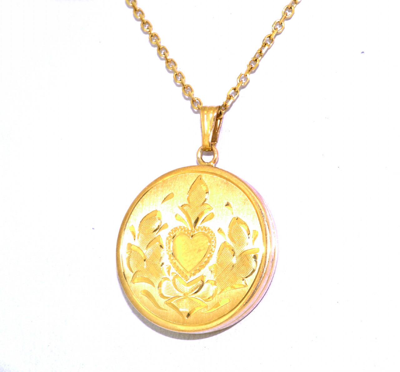 | Shin B14K Yellow Gold Round Picture Locket Pendant 50003015 | Shin Brothers * rothers * | Shin B14K Yellow Gold Round Picture Locket Pendant 50003015 | Shin Brothers * rothers *