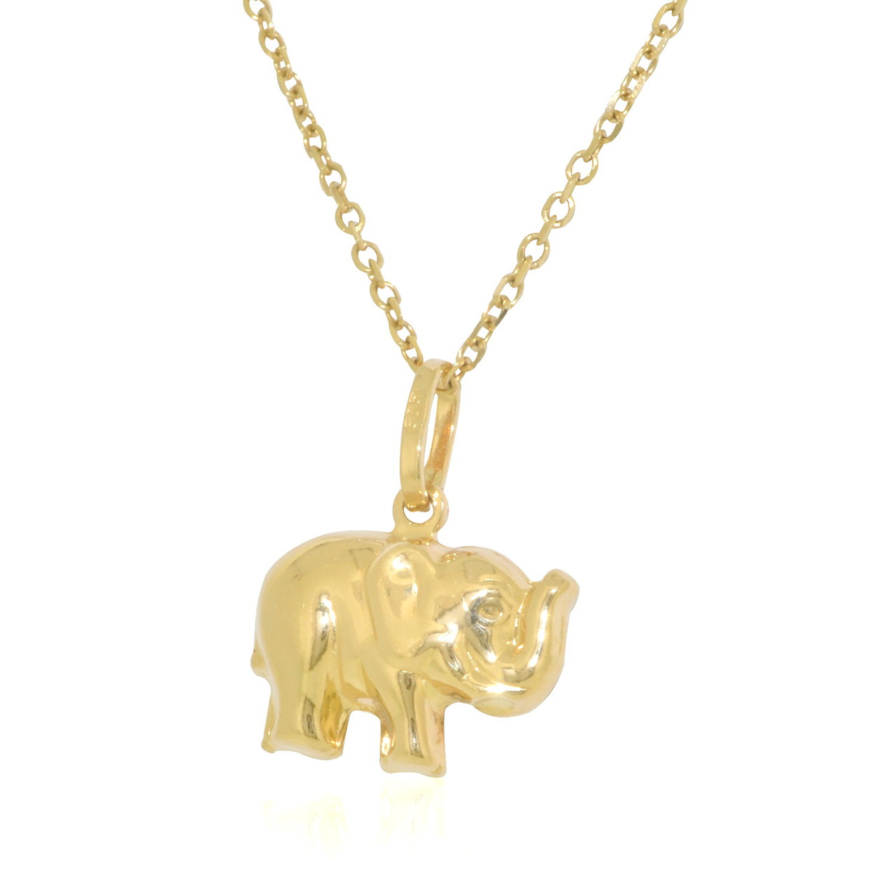 14K Yellow Gold Elephant Charm 50003045 | Shin Brothers* 14K Yellow Gold Elephant Charm 50003045 | Shin Brothers*