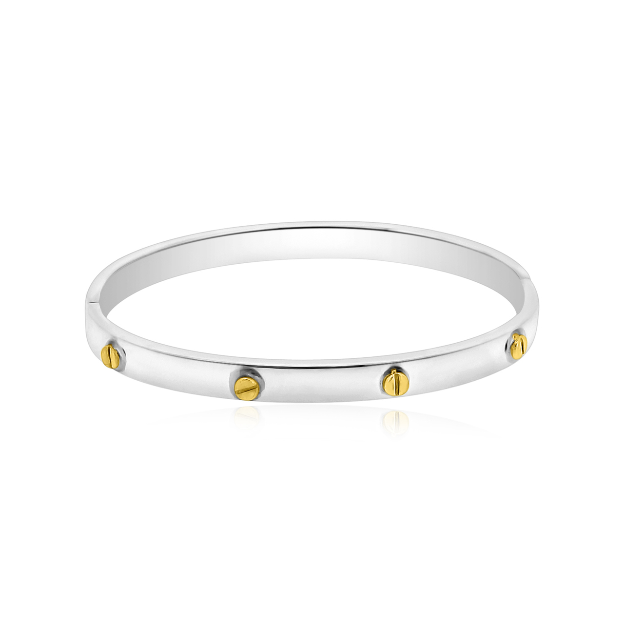 Sterling Silver Screwhead Bangle 82010521