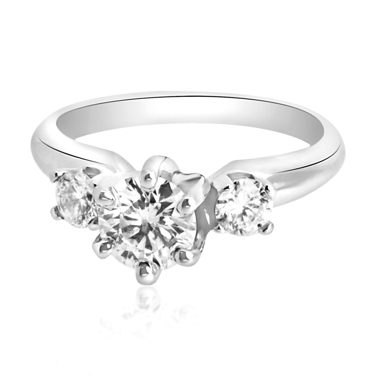 Platinum 1/2 ct Round Cut Diamond Engagement Ring 11002089 | Shin Brothers* Platinum 1/2 ct Round Cut Diamond Engagement Ring 11002089 | Shin Brothers*