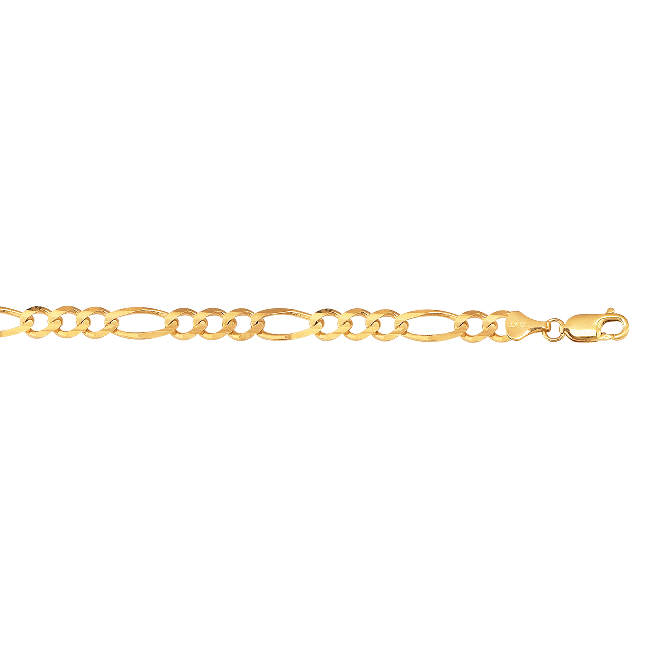 10K Gold 6.6mm Figaro Chain with Lobster Clasp 180RFIG-0850" | Shin Brothers** 10K Gold 6.6mm Figaro Chain with Lobster Clasp 180RFIG-0850" | Shin Brothers**