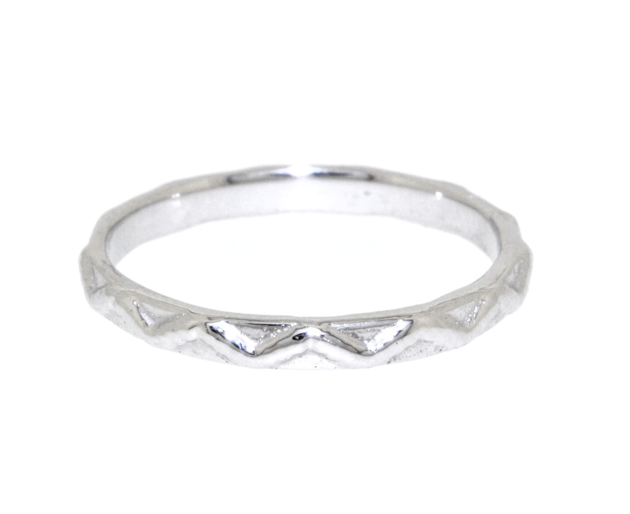 14K White Gold Knuckle Ring by Shin Brothers Jewelers Inc. 14K White Gold Knuckle Ring by Shin Brothers Jewelers Inc.
